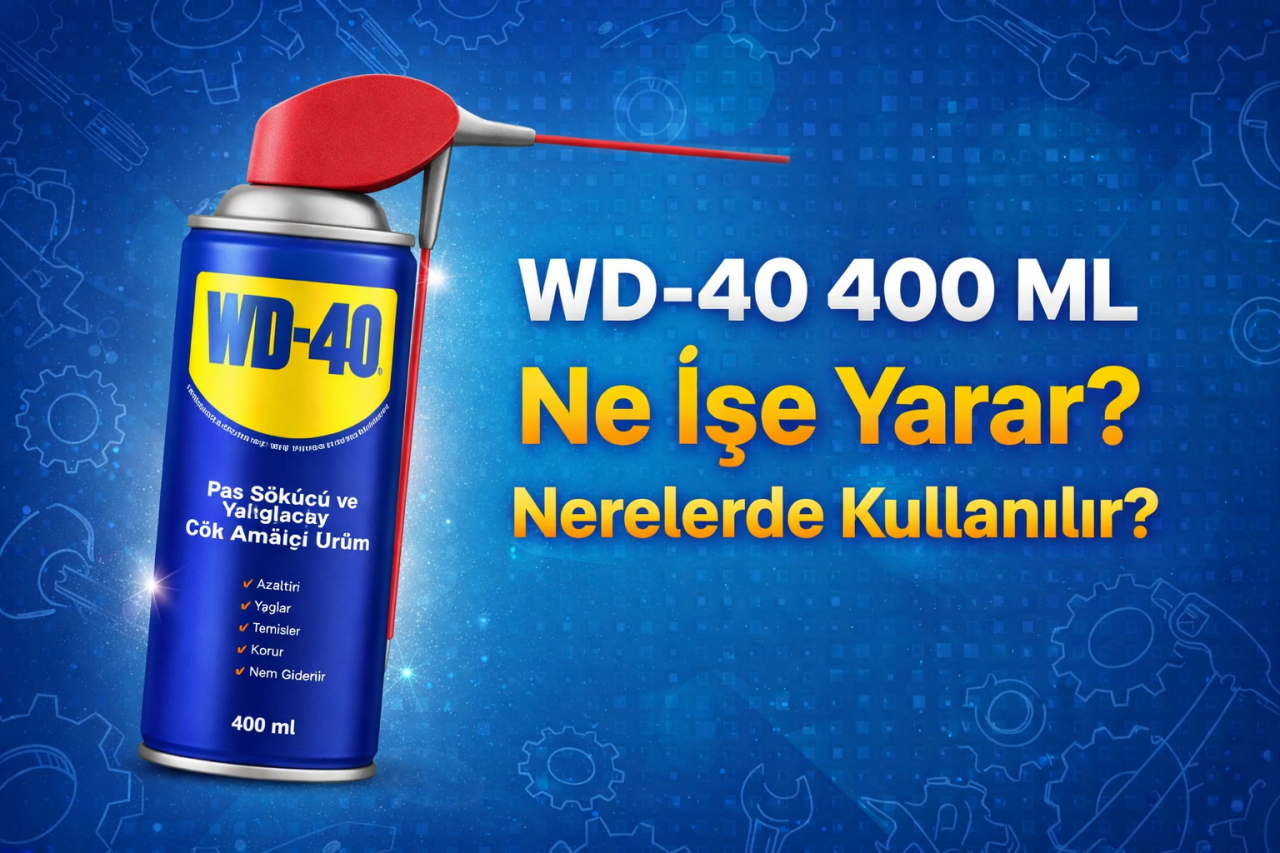WD-40 400 ML Ne İşe Yarar? Nerelerde Kullanılır?