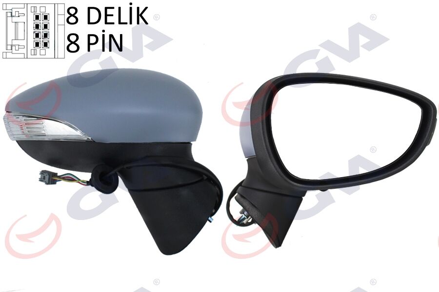 98AB17683HS Diş Di̇ki̇z Aynasi Sağ GVA | Ford Focus 98 > Elektri̇kli̇