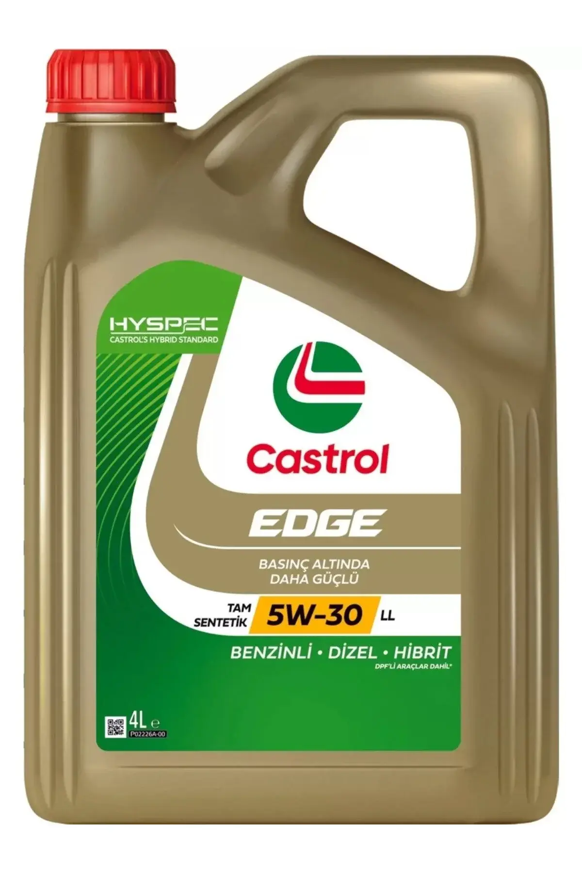 Castrol EDGE 5W-30 LL 5 Litre motor yağı 2026 üretim