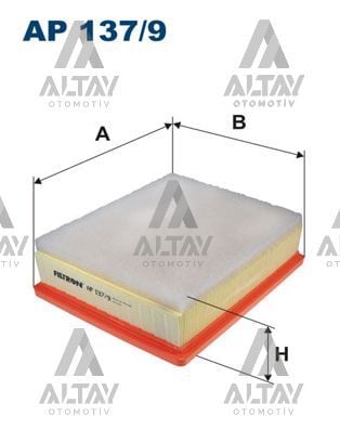 165461783R Hava Filtresi FILTRON | Renault R9 / Renault Trafic