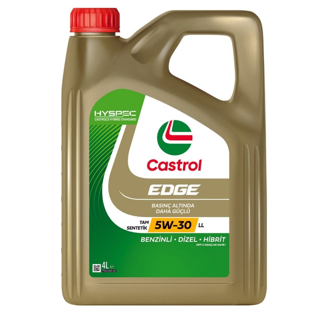 Castrol EDGE 5W-30 LL 4 Litre motor yağı 2026 üretim