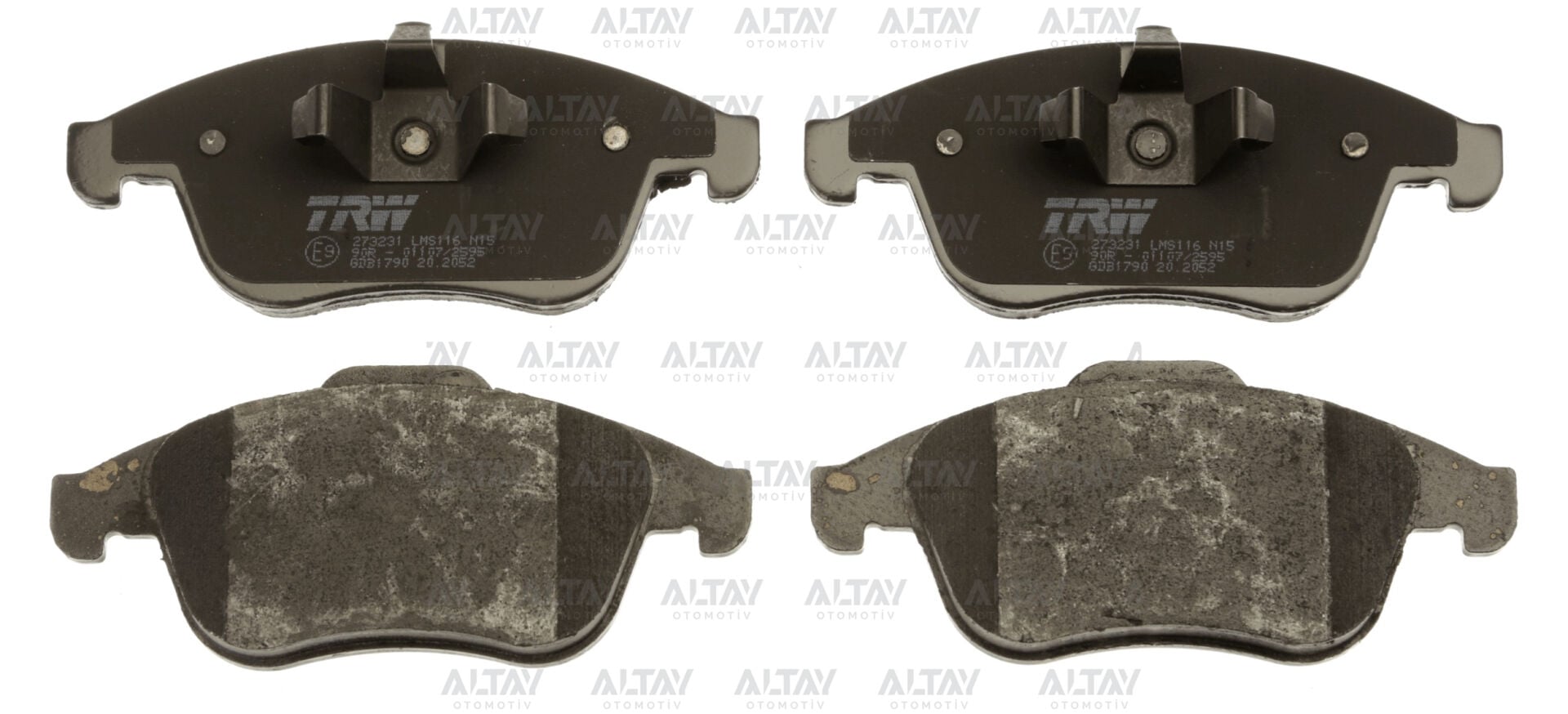 410600011R Fren Balatası Ön TRW | Renault Megane 2 / Renault Megane 3
