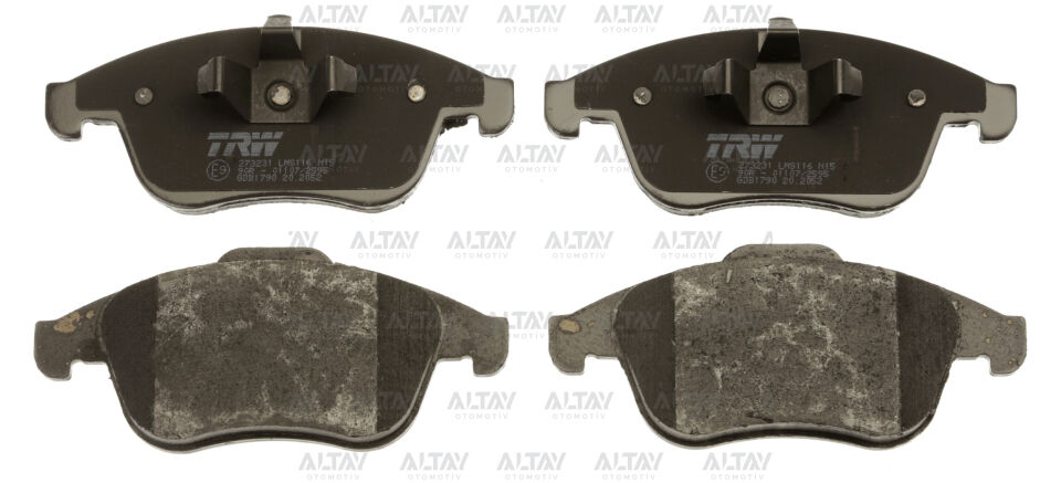 410600011R Fren Balatası Ön TRW | Renault Megane 2 / Renault Megane 3