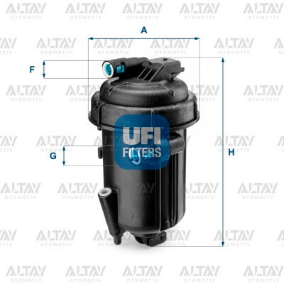 4803001 Yakıt Filtresi UFI | Fiat Doblo / Fiat Ducato