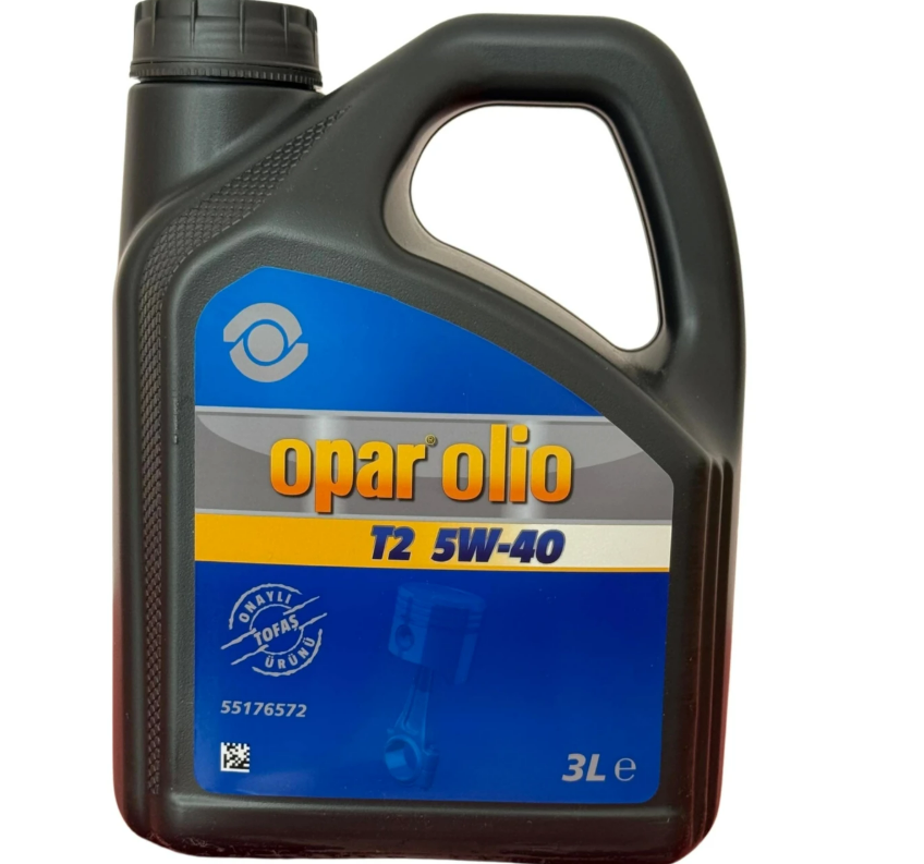 Opar Olio T2 5W40 3L Motor Yağı 55176572 – Fiat Orijinal Yetkili Servis Yağı | H&B Yedek Parça