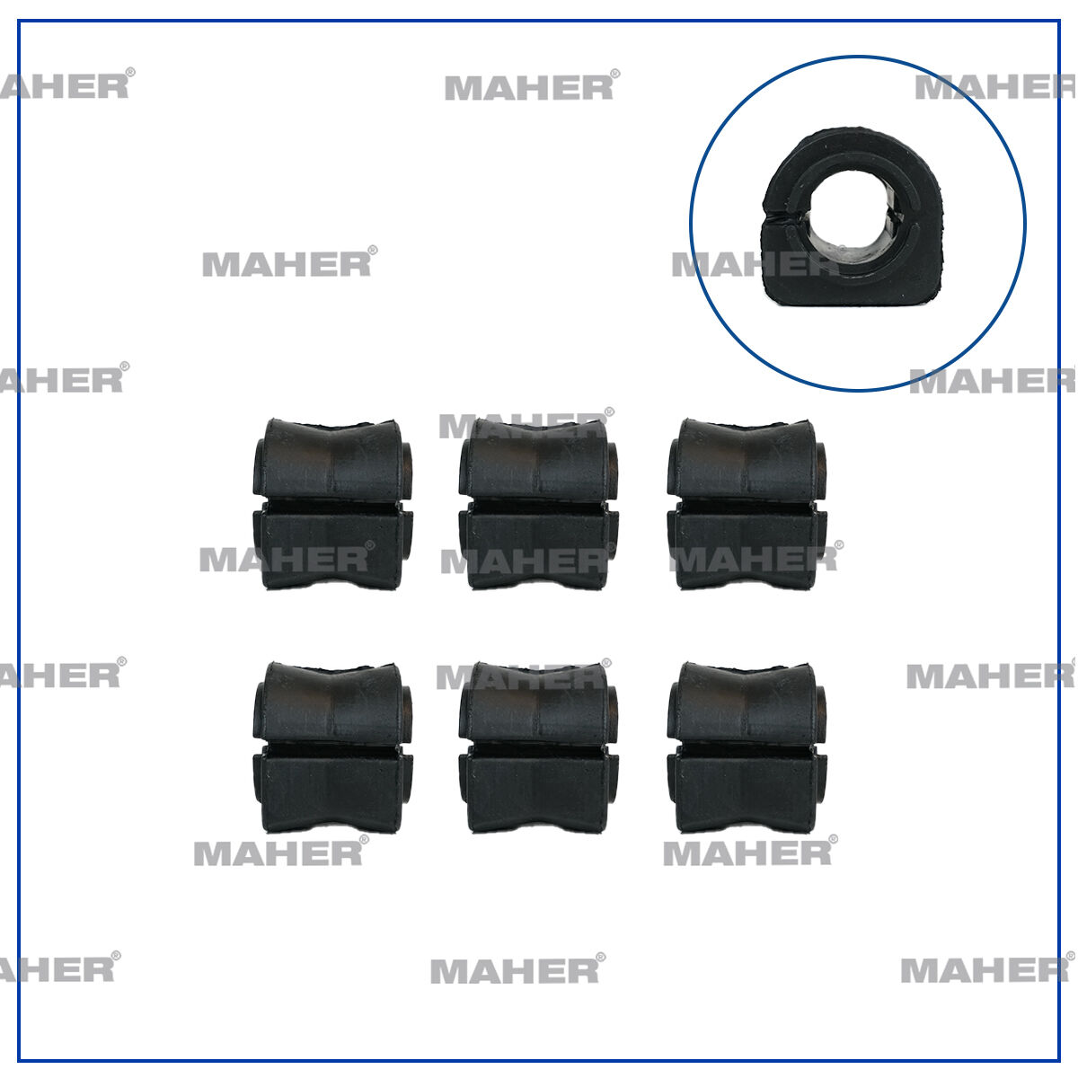 1311858080 Amortisör Kule Takozu Arka MAHER | Fiat Ducato