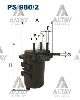 16400-00QAV Yakıt Filtresi FILTRON | Renault Kangoo