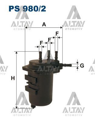 16400-00QAV Yakıt Filtresi FILTRON | Renault Kangoo