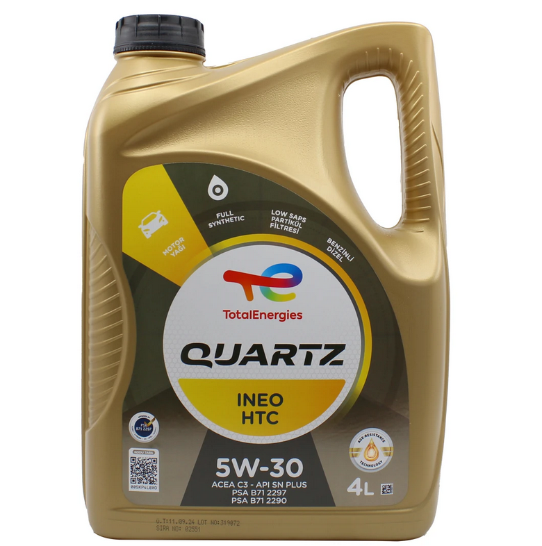 Total Quartz Ineo HTC 5W-30 4 Lt Motor Yağı PSA ONAYLI 2025