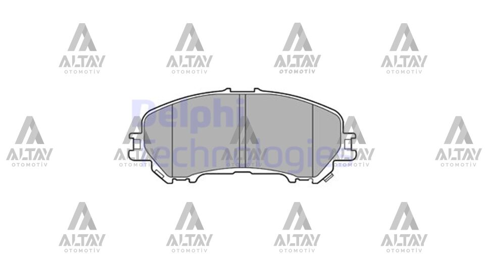 410601596R Fren Balatası Ön DELPHI | Renault Koleos