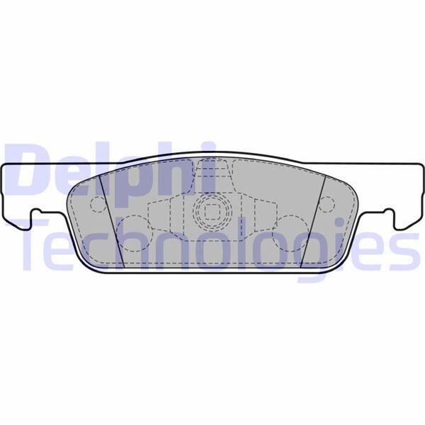 410602581R Ön Fren Balata DELPHI | Renault Clio IV 12+ Dacia Logan