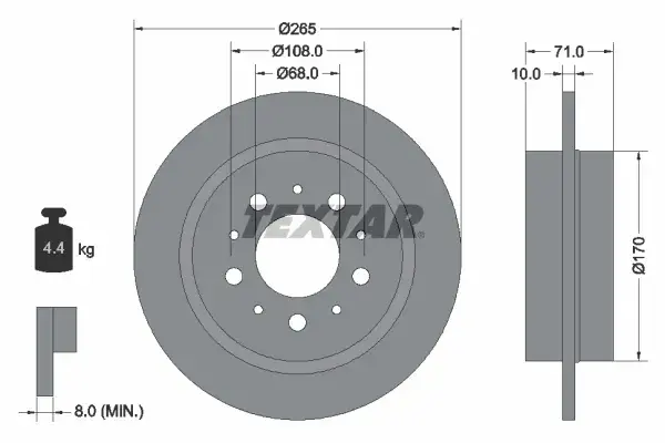 1500619 Dis Dikiz Aynasi Sag Elektrikli Isitmali 5 Pin | Ford Focus II 2004 2008 ALKAR