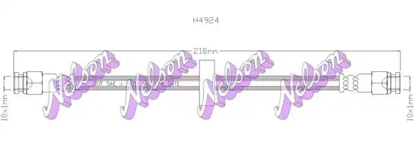 98825059 Fren Hortumu Arka MAHER | Fiat Palio / Fiat Albea