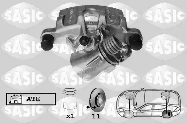 36000902 Fren Kaliperi Sol Arka Braketli Piston 38mm Disk 265 280mm WALBURG