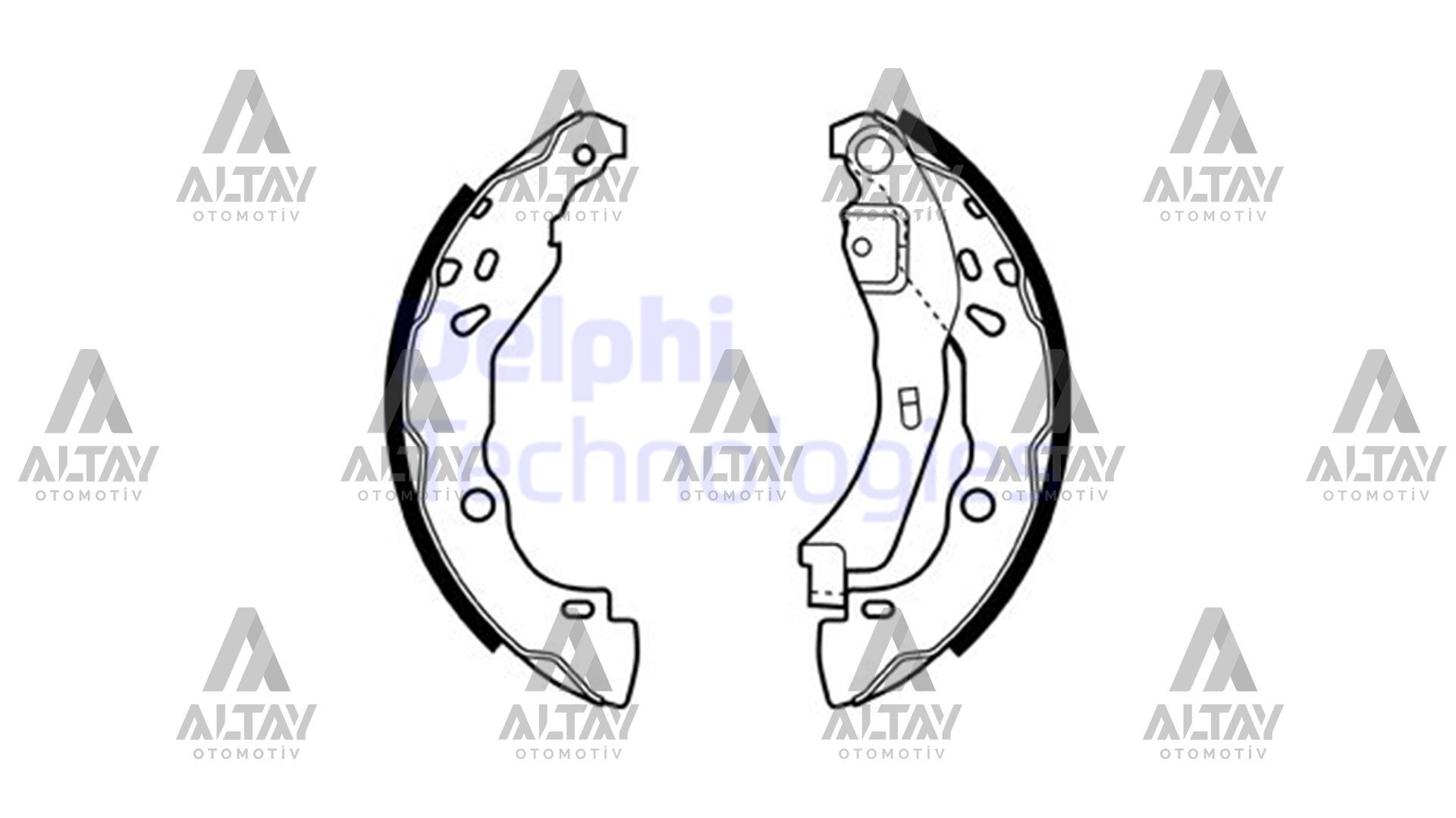 6001551409 Fren Balatası Arka DELPHI | Renault Clio 4
