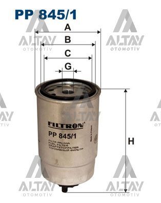 9944682 Yakıt Filtresi FILTRON | Fiat Ducato