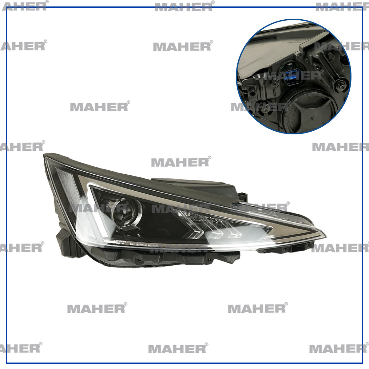 92102-F2500 Far ve Aydınlatma Sağ MAHER | Hyundai Elantra