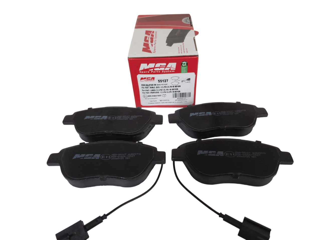 77364875 ön fren balatası | MGA Fiat Doblo Linea Punto Uyumlu