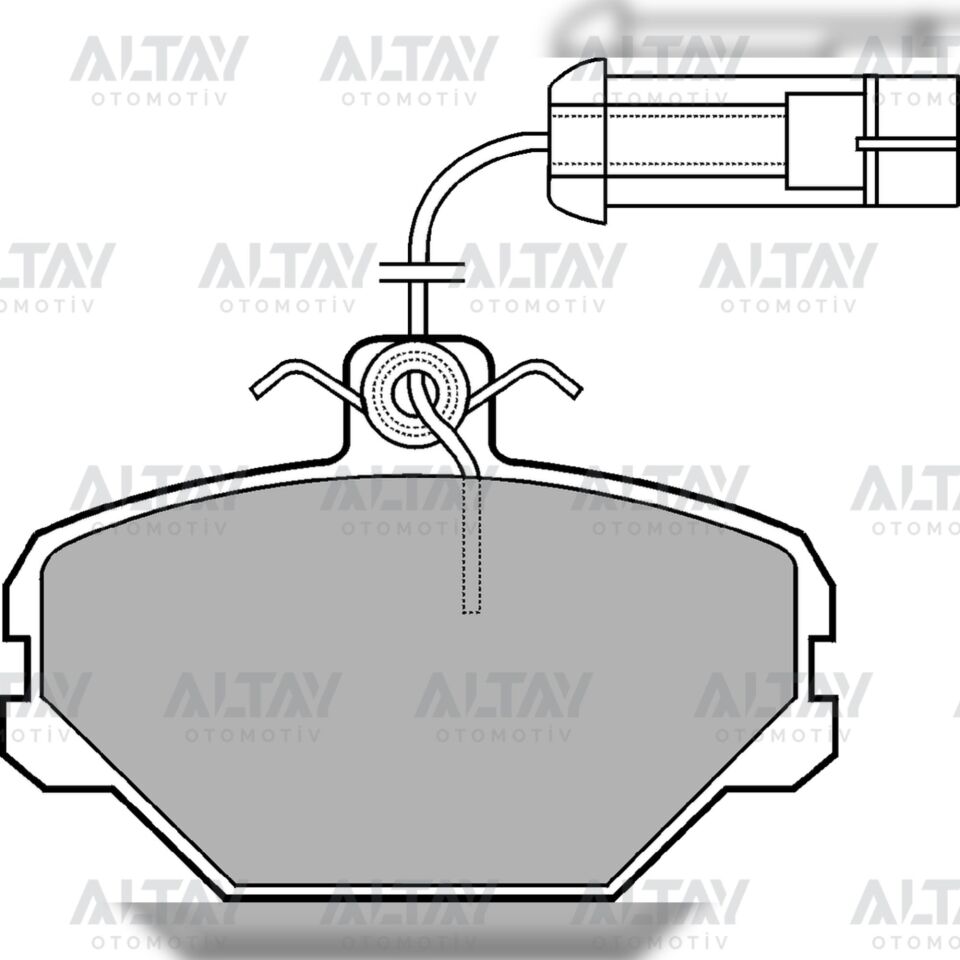 5888781 Fren Balatası Ön DELPHI | Fiat Tempra