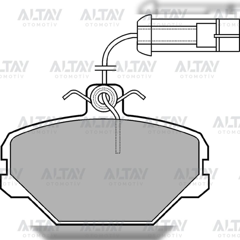 5888781 Fren Balatası Ön DELPHI | Fiat Tempra