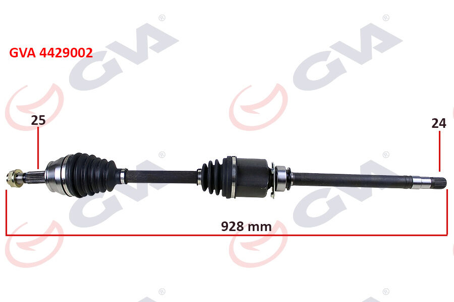 46302199SX Komple Aks Sağ GVA | Doblo 1.9 JTD 01> Doblo albea 1