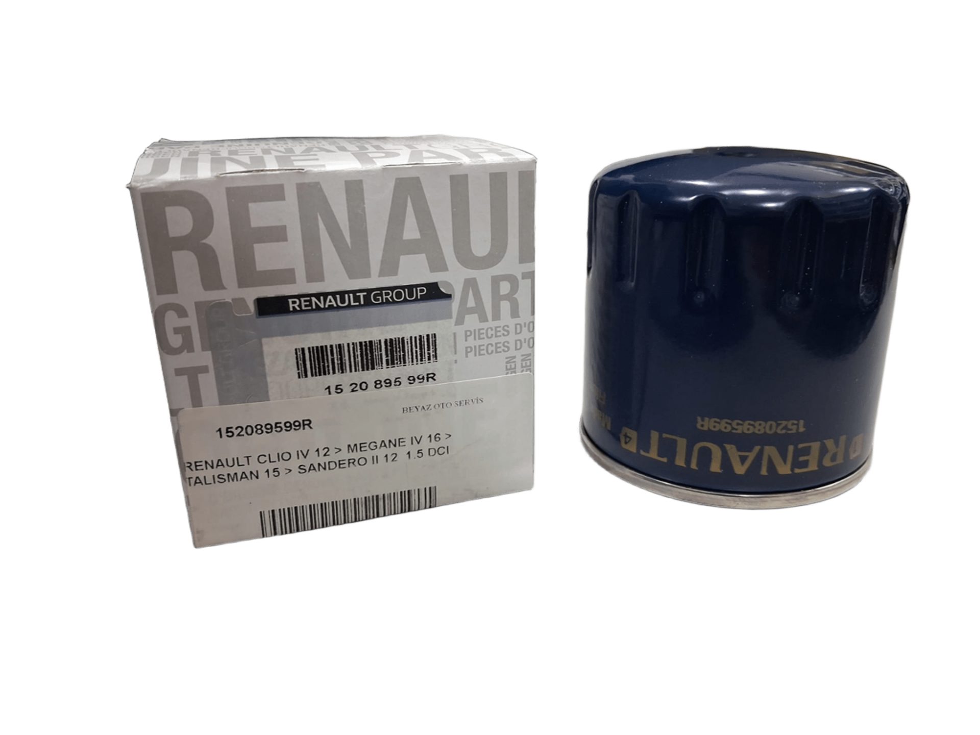 MAİS Renault Yağ Filtresi 152089599R Clio 4 Megane 4 Kadjar
