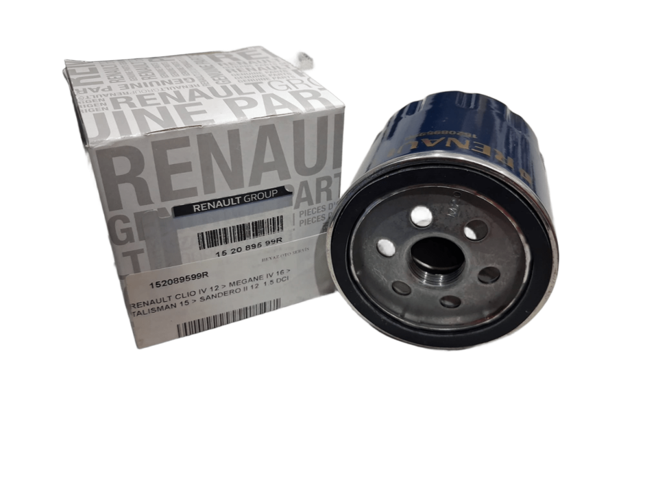 152089599R Yağ Filtresi | Renault Clio 4 Megane 4 Kadjar Orijinal MAİS