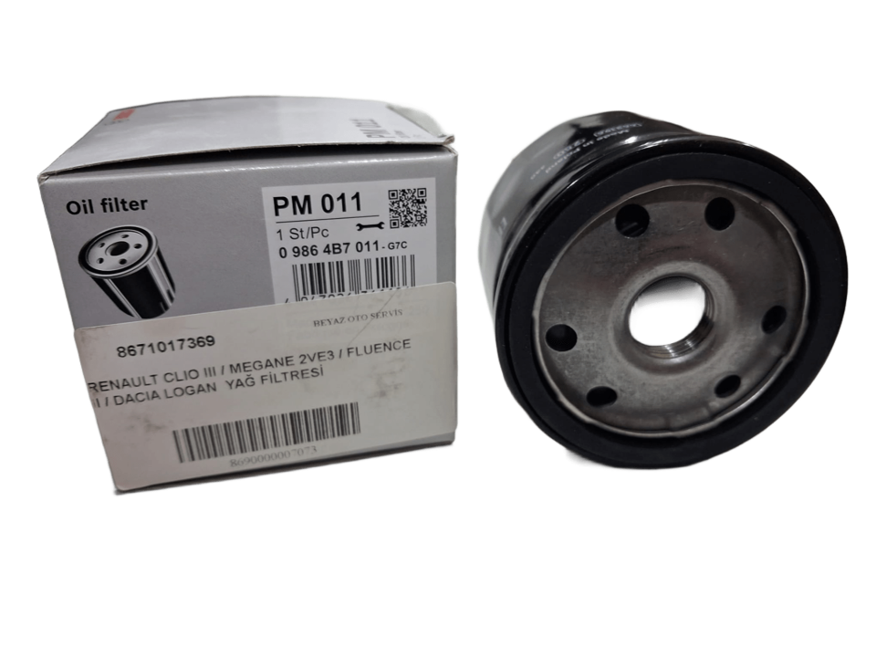 Bosch PM011 Renault Yağ Filtresi 8200768927 Fluence Kangoo
