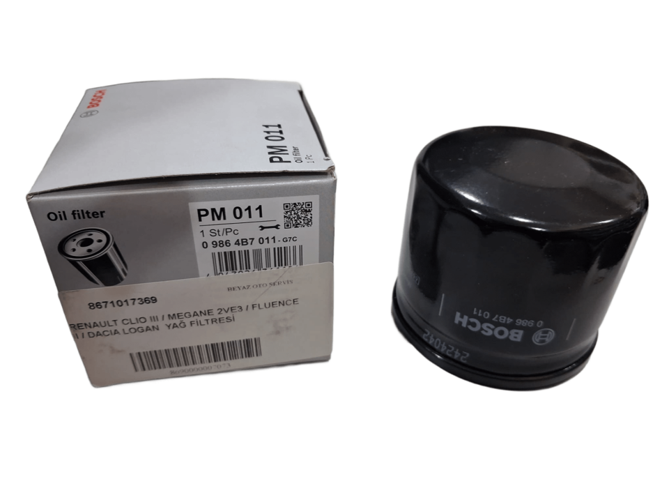 8200768927 Yağ Filtresi | Renault Fluence Kangoo Bosch PM011