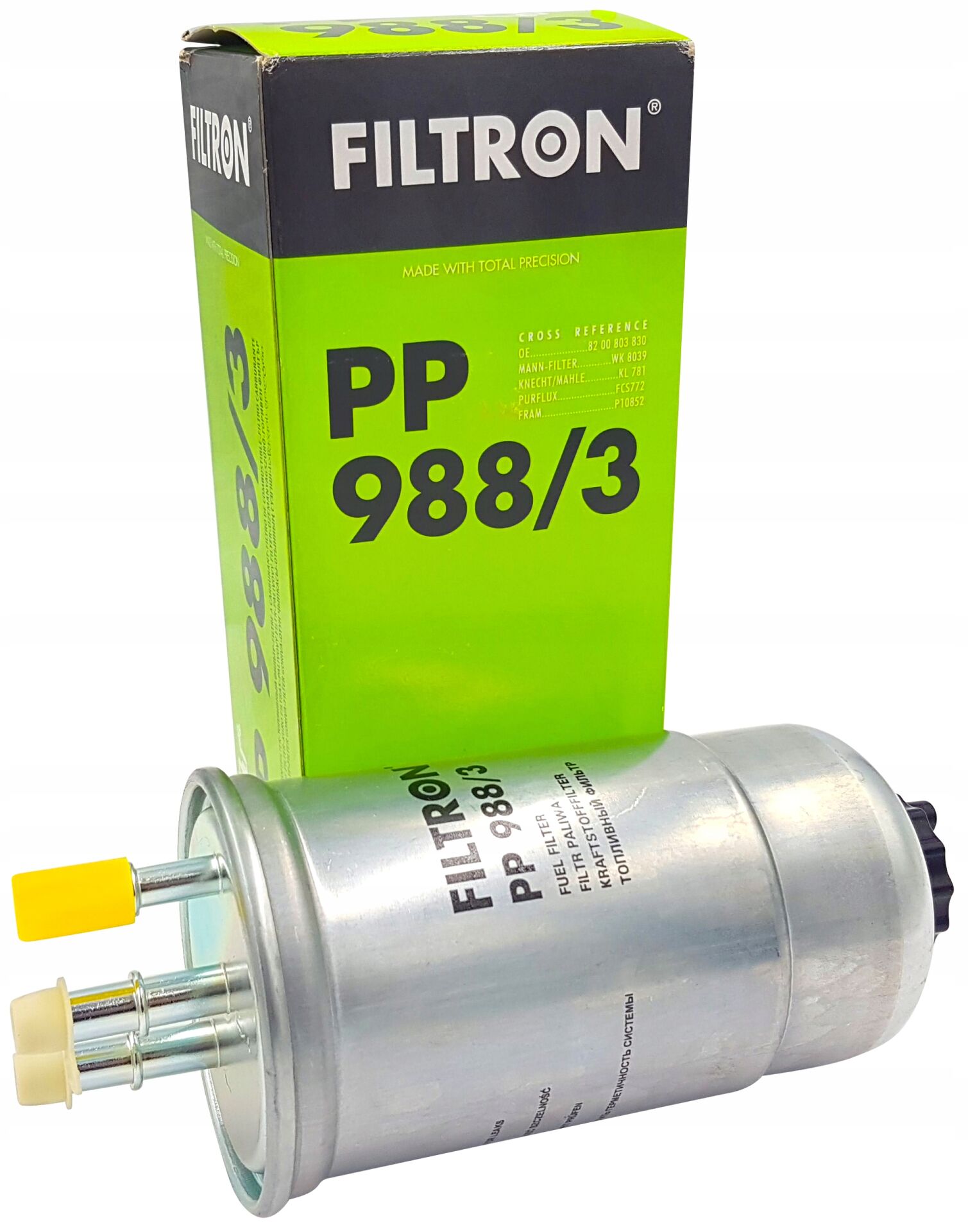 164002137R Yakıt Filtresi | Renault Clio 2 Symbol Filtron PP988/3