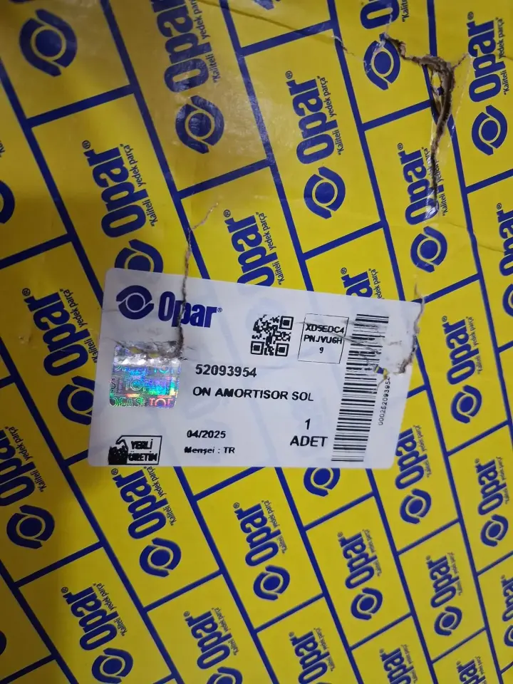 52093954 Amortisör | Fiat Doblo Ön Sol Opar Orijinal