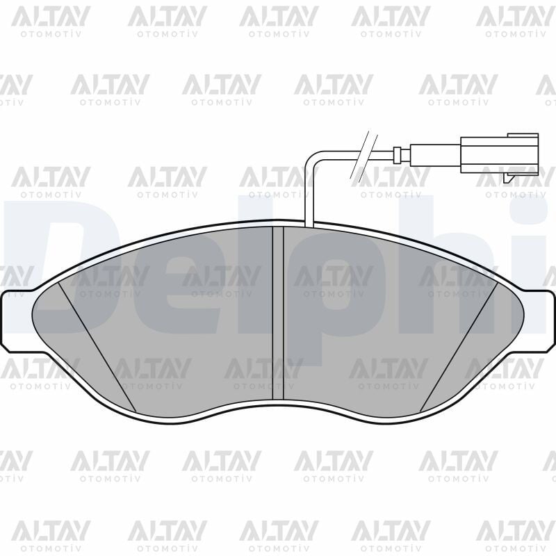 77367092 Fren Balatası Ön DELPHI | Fiat Ducato