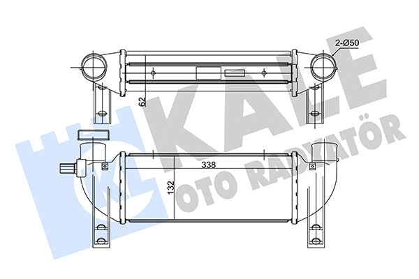 2T1Q9L440AC İntercooler / Yağ Radyatörü KALE | Tourneo Connect / Transit Connect