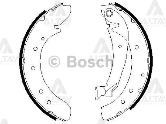 77362428 Fren Balatası Arka BOSCH | Fiat Ducato