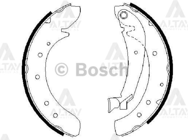 77362428 Fren Balatası Arka BOSCH | Fiat Ducato