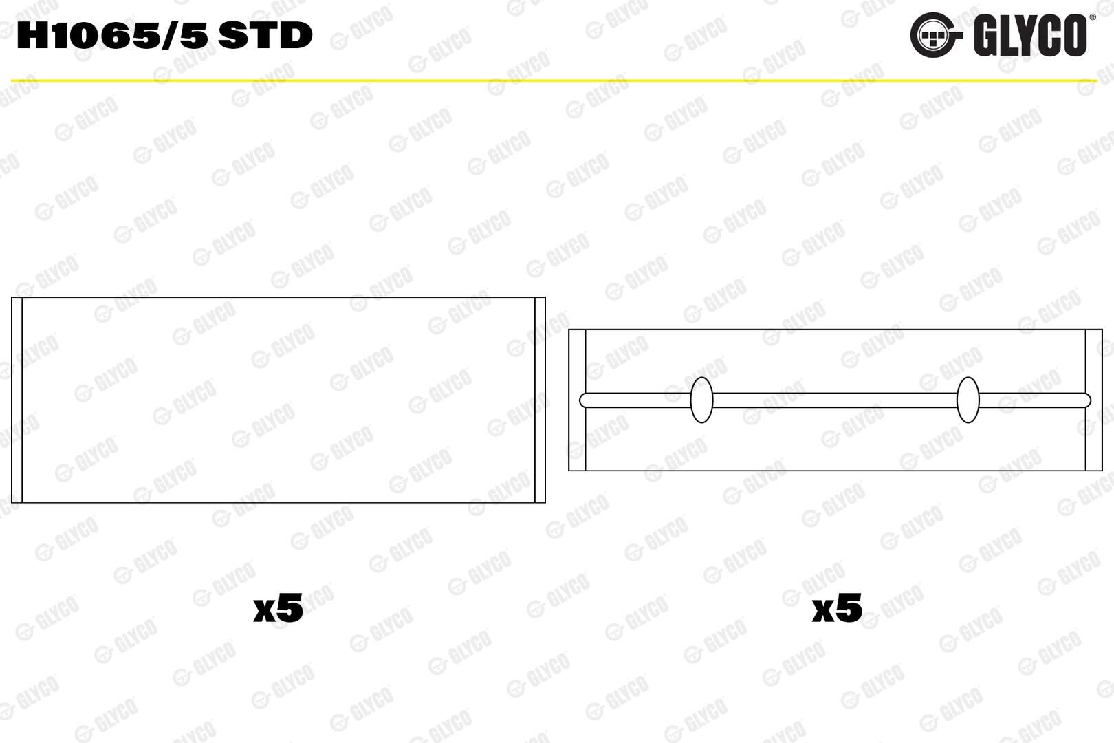 7701475110 Motor Yatağı GLYCO | Renault Kangoo