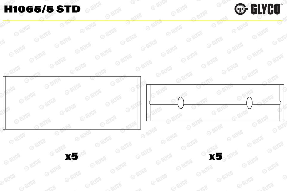 7701475110 Motor Yatağı GLYCO | Renault Kangoo