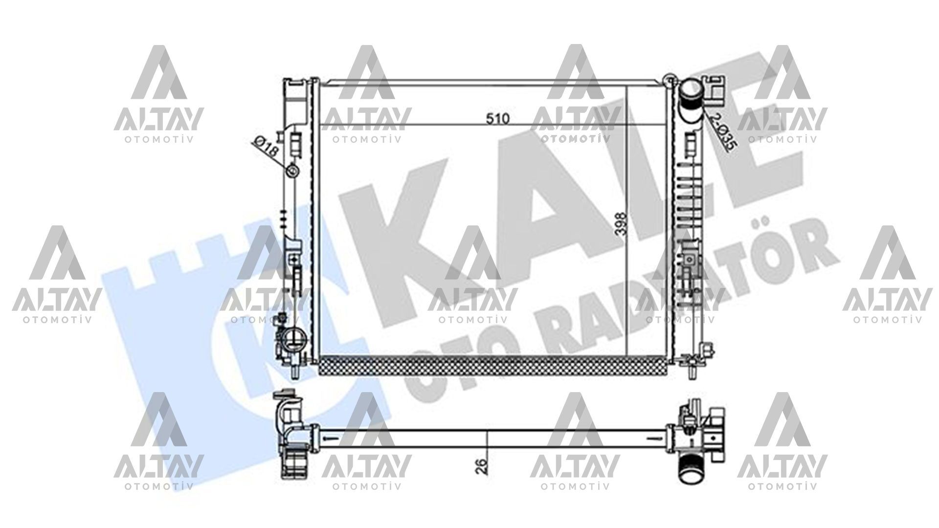 214103473R Su Radyatörü KALE | Renault Clio 5