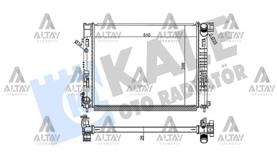 214103473R Su Radyatörü KALE | Renault Clio 5
