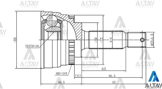 49508-29C00 Aks Sol MAHER | Hyundai Elantra