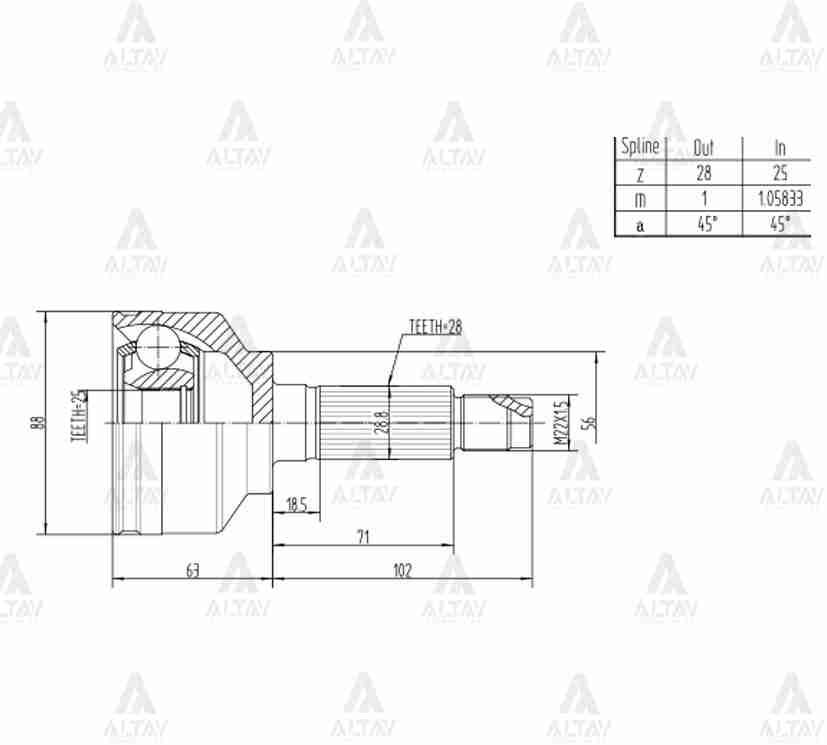 49591-3E001 Aks MAHER | Kia Sorento