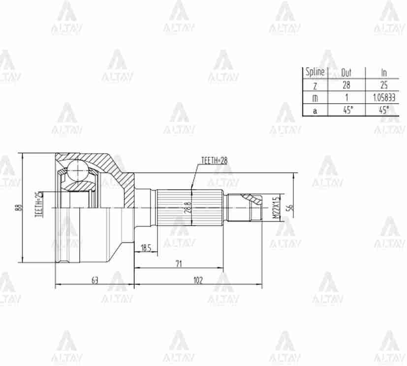 49591-3E001 Aks MAHER | Kia Sorento