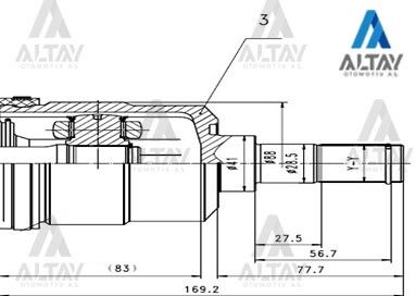 49505-2HA00 Aks Sol MAHER | Muhtelif Araçlar