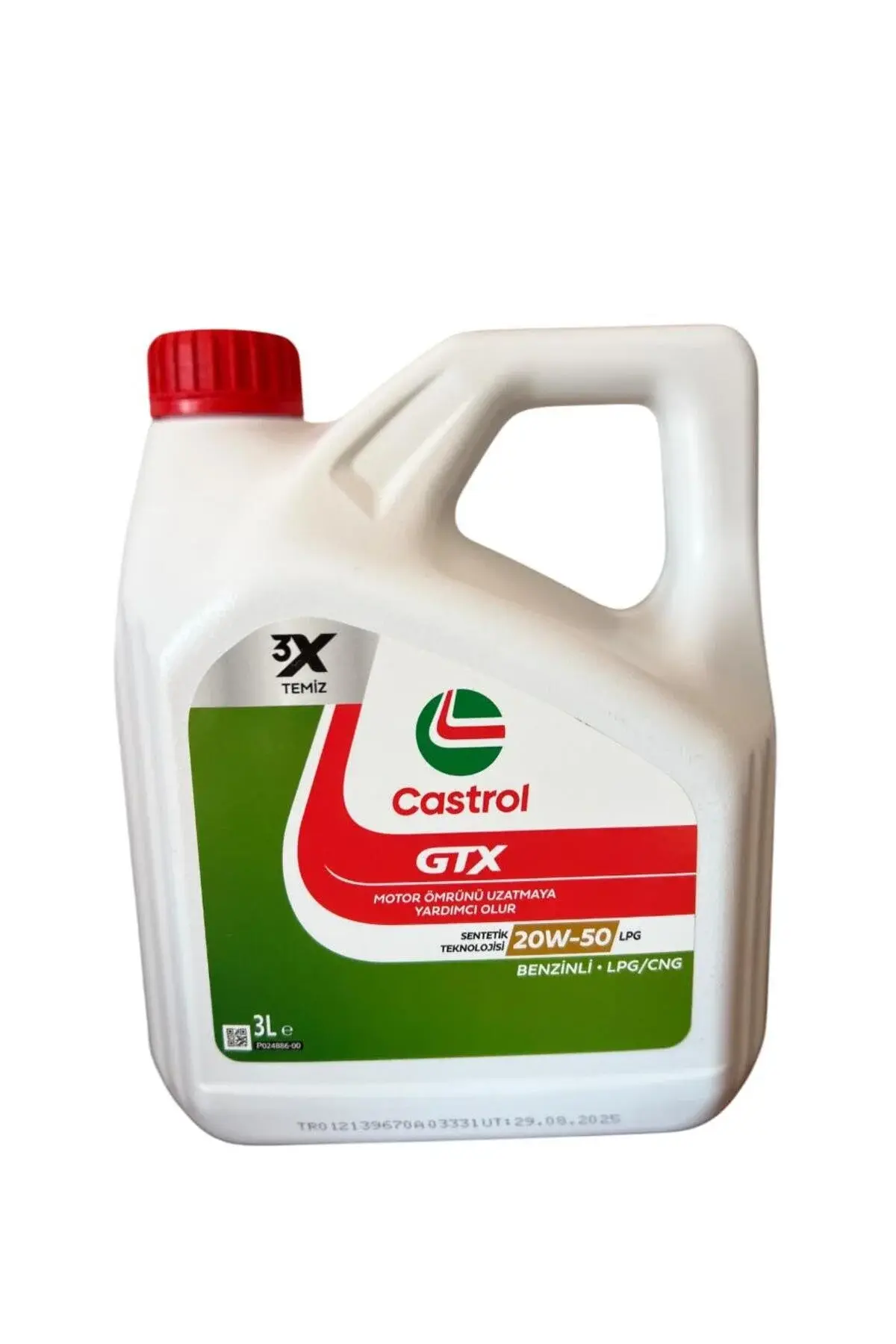 Castrol GTX 20W-50 LPG 4 Litre motor yağı | LPG uyumlu