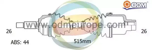 MD242550X Aks Ön MAHER | Ford Ranger