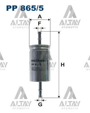 2M5C9155AC Yakıt Filtresi FILTRON | Ford Focus
