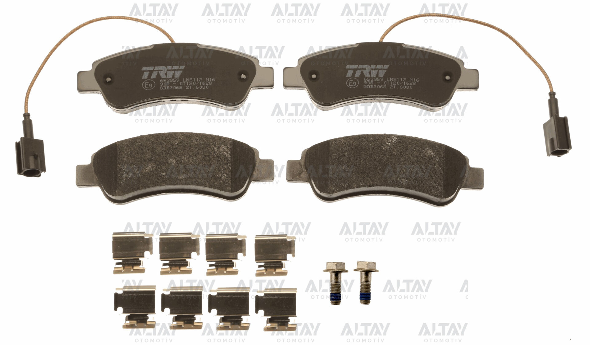 77366679 Fren Balatası Arka TRW | Fiat Ducato