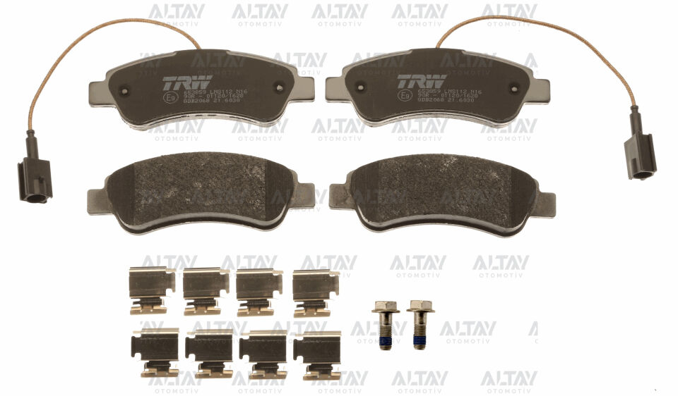 77366679 Fren Balatası Arka TRW | Fiat Ducato