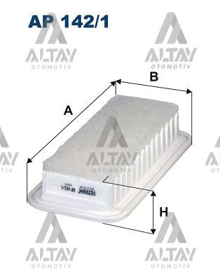 17801-23030 Hava Filtresi FILTRON | Kia Rio