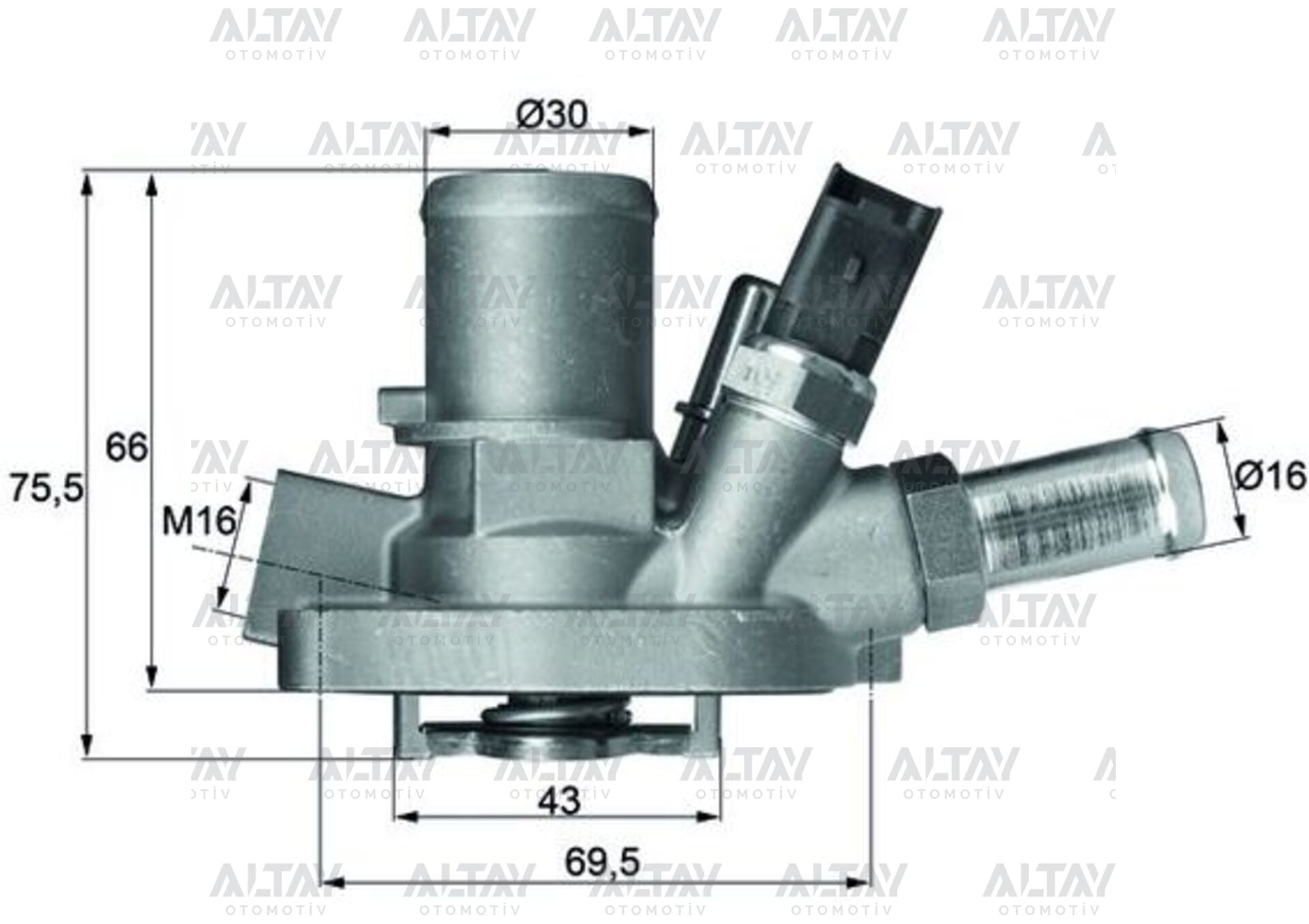 55208964-1338272 Termostat MAHLE | Fiat Egea / Fiat Doblo / Fiat Linea